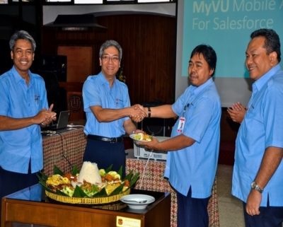 18 Januari 2017, launching aplikasi MyVU Mobile dengan platform Android yang di develop sendiri oleh Biro Sistem Informasi untuk dimanfaatkan salesforce dan Kepala Cabang BU Perdagangan Bahan Bangunan