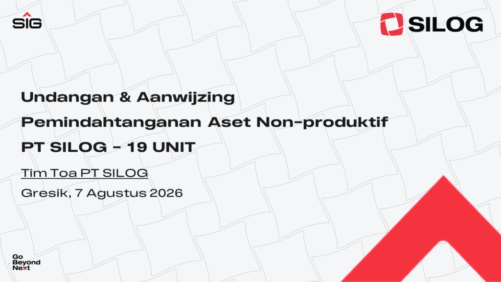 Undangan Aazwijzing Pemindahtanganan ANP SILOG Periode Agustus 2026